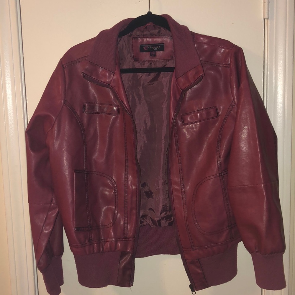 Faux Leather Jacket